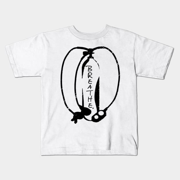 Scuba tank (black) Kids T-Shirt by Lonely_Busker89